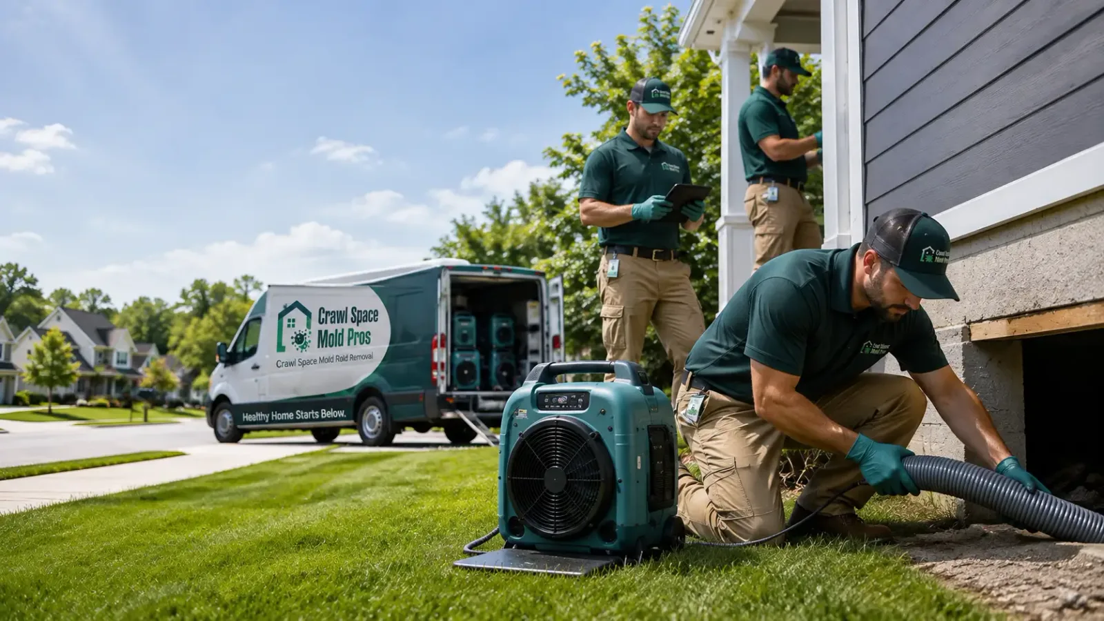 Crawl Space Mold Removal in Paicines, CA